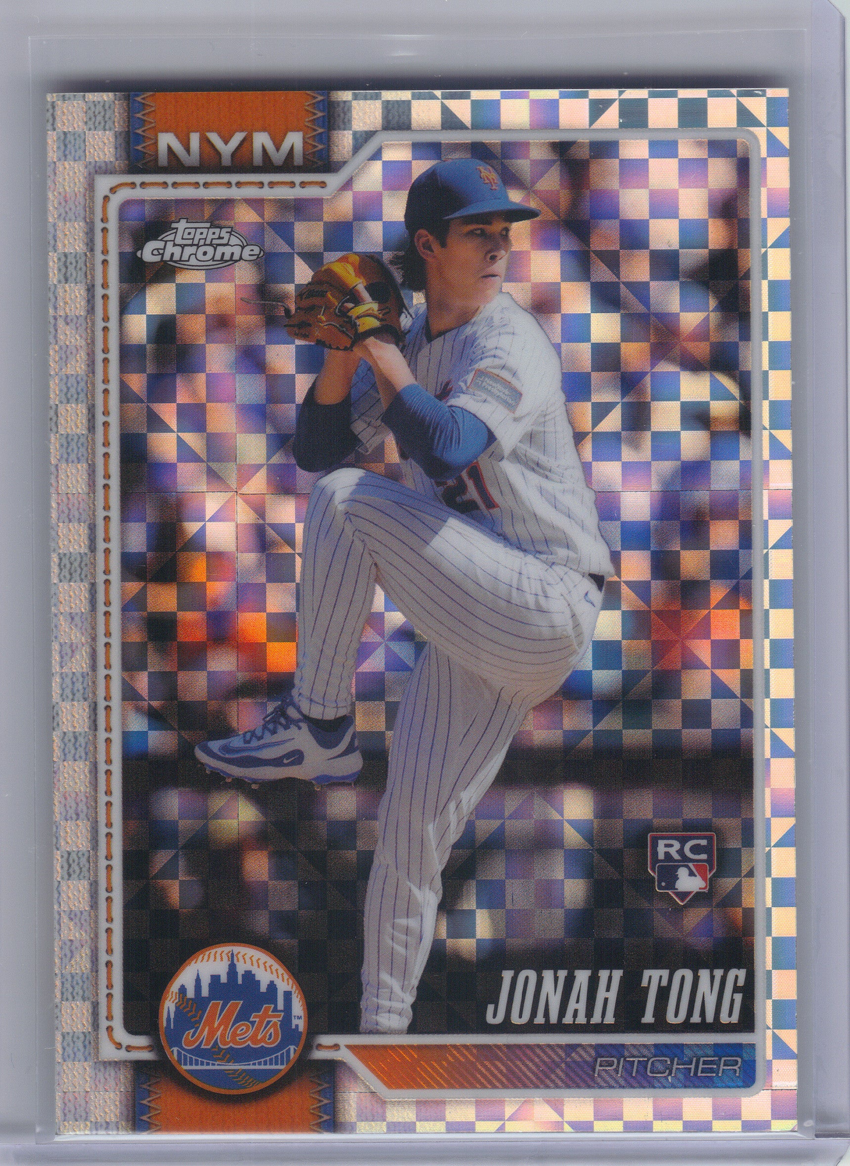 2026 Topps Chrome #269 Jonah Tong X-Fractors New York Mets RC