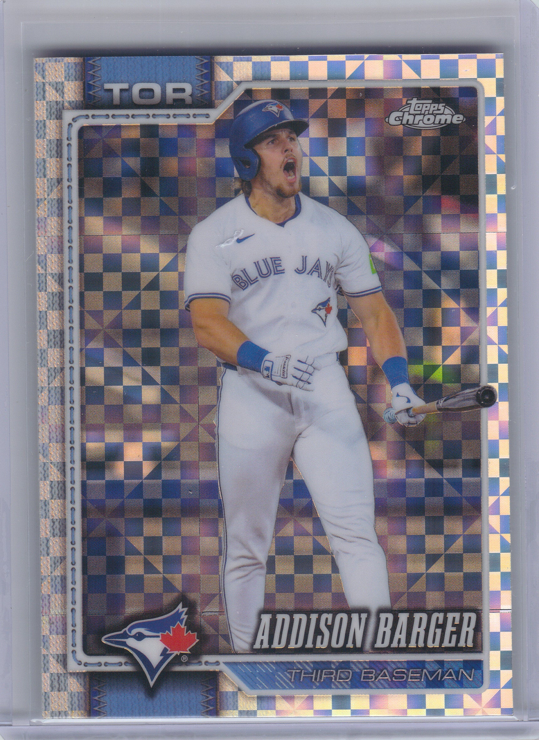 2026 Topps Chrome #276 Addison Barger X-Fractors Toronto Blue Jays