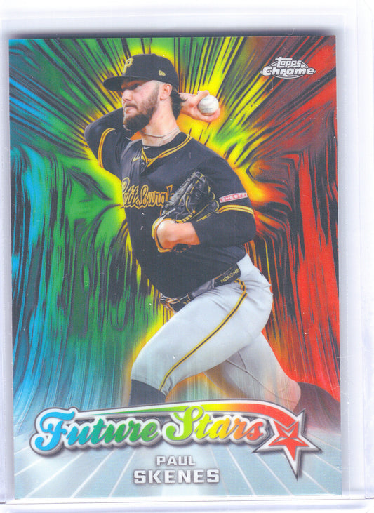 2026 Topps Chrome #FS-9 Paul Skenes Future Stars Pittsburgh Pirates