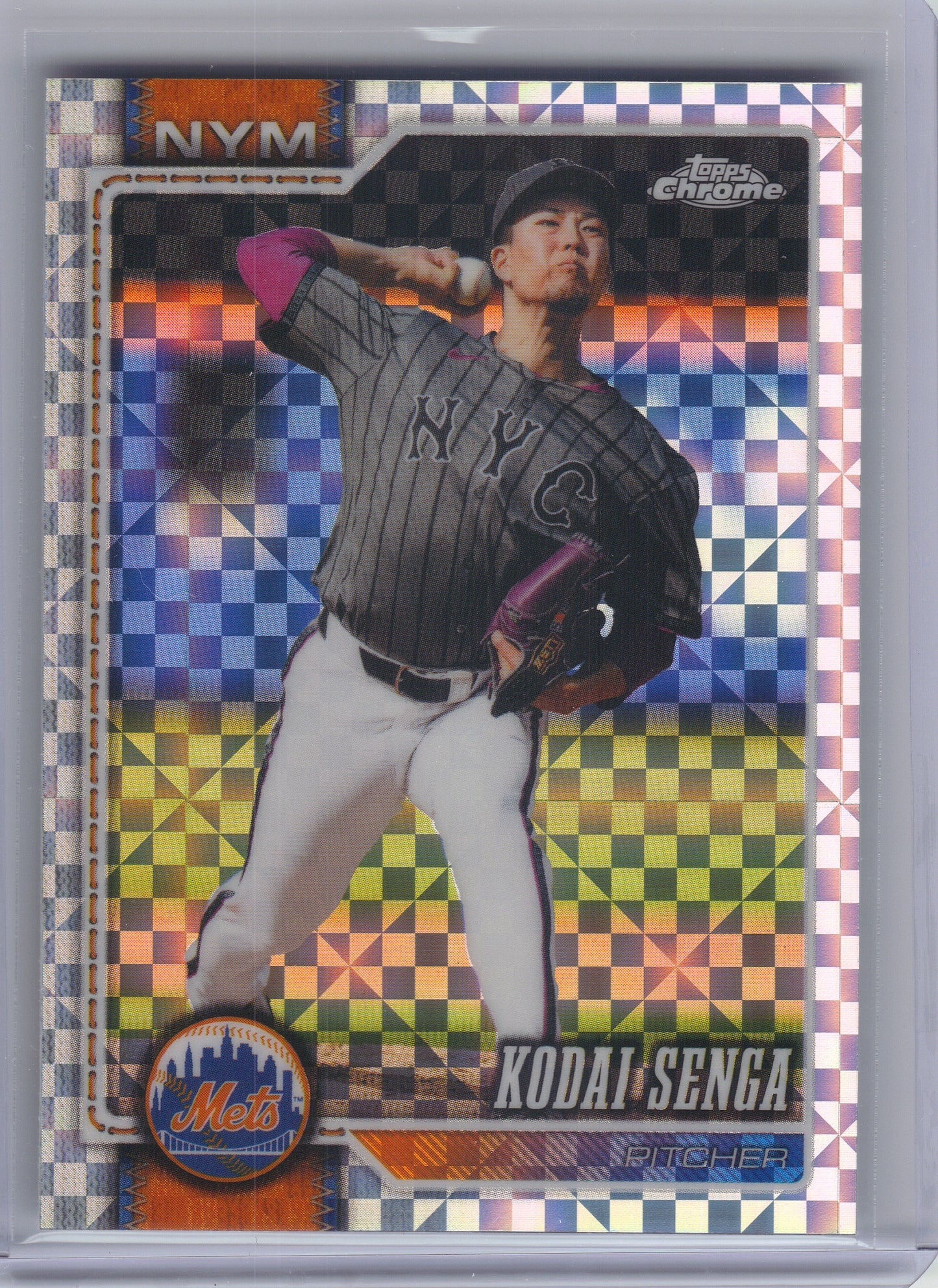 2026 Topps Chrome #138 Kodai Senga X-Fractors New York Mets