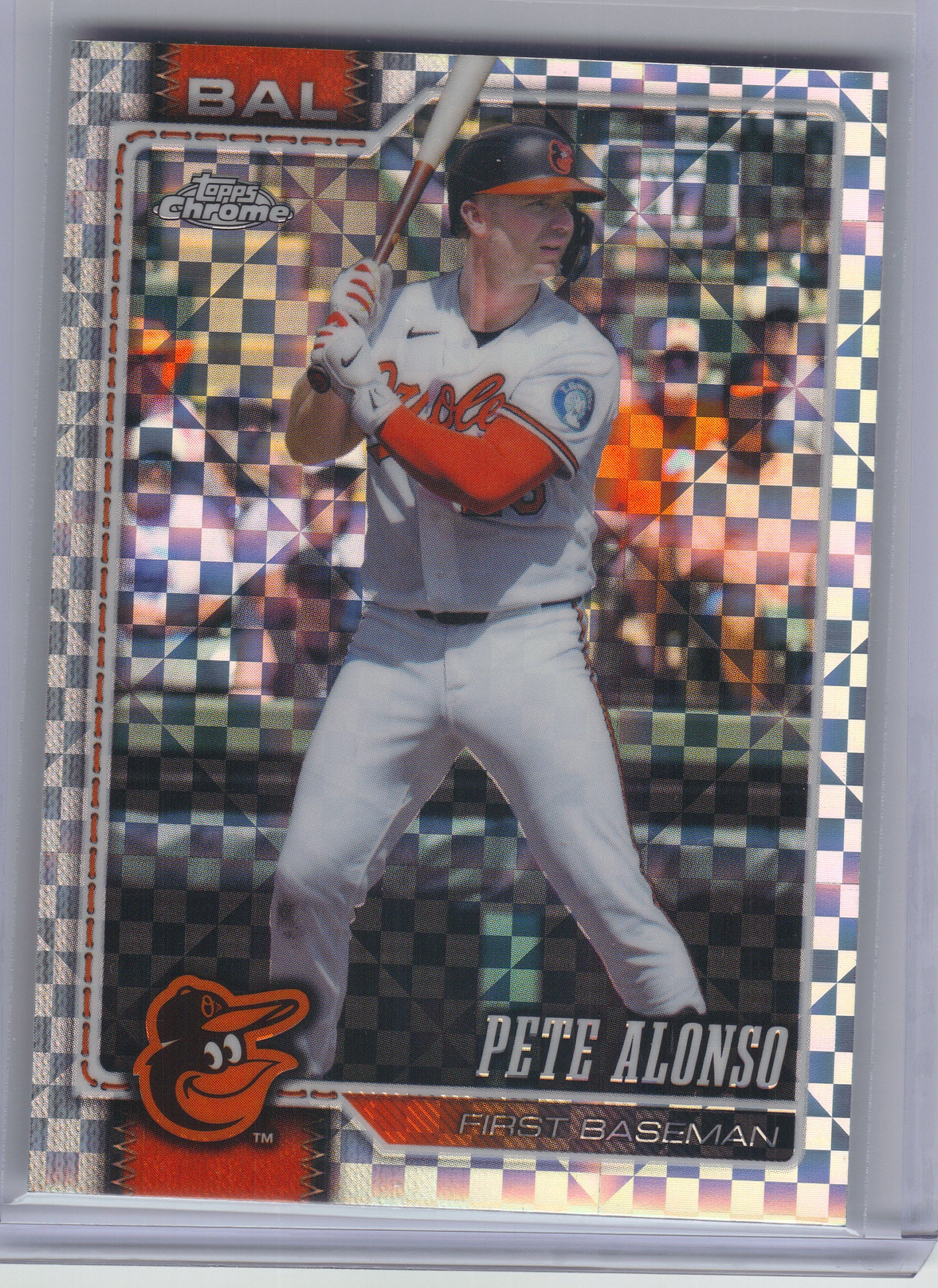 2026 Topps Chrome #55 Pete Alonso X-Fractors Baltimore Orioles