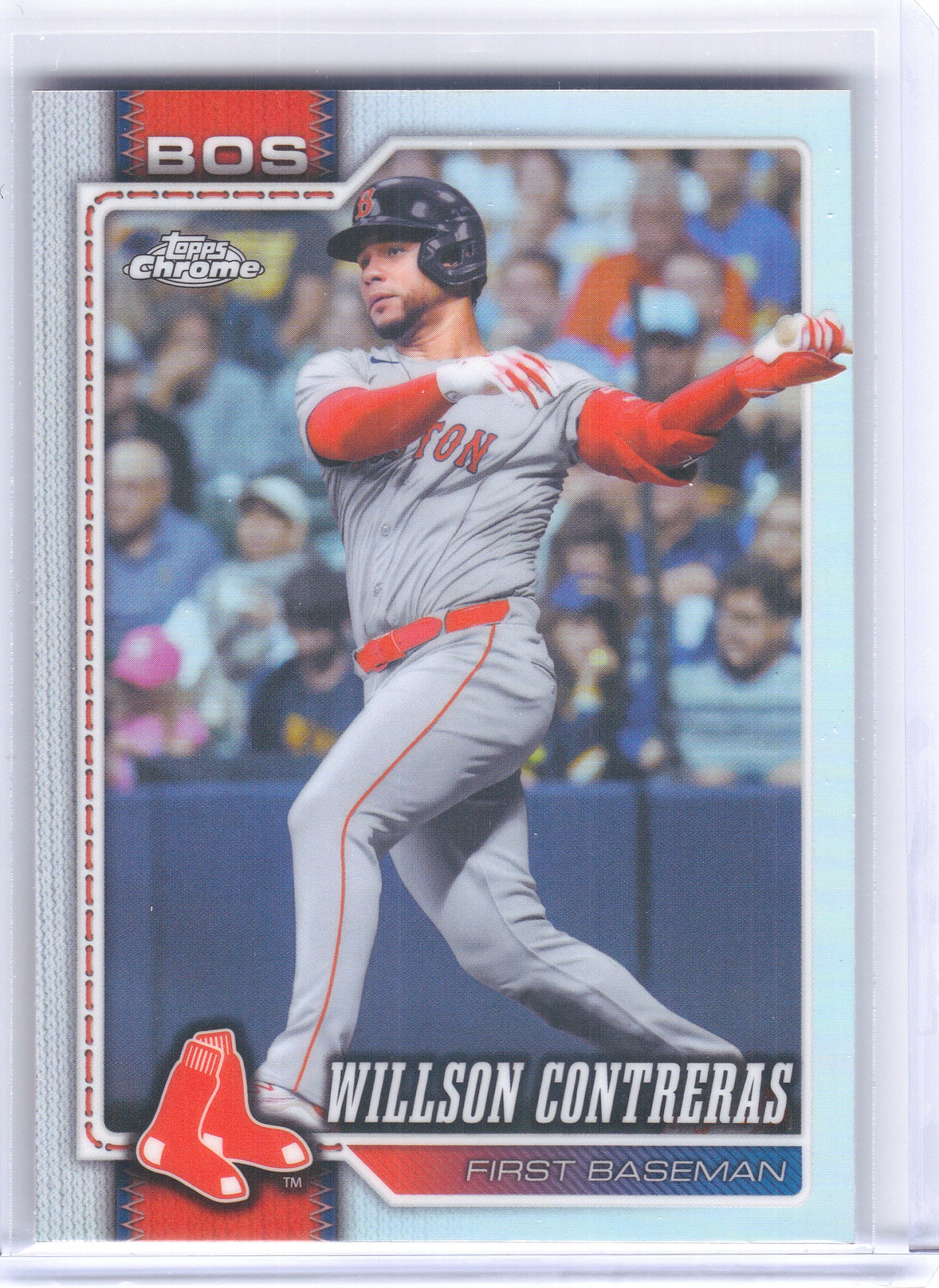 2026 Topps Chrome #280 Willson Contreras Refractors Boston Red Sox