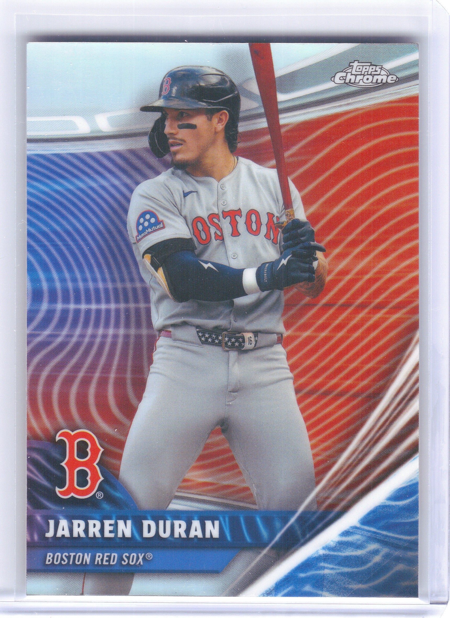 2026 Topps Chrome #RVA-20 Jarren Duran Chrome Rivals Away Boston Red Sox
