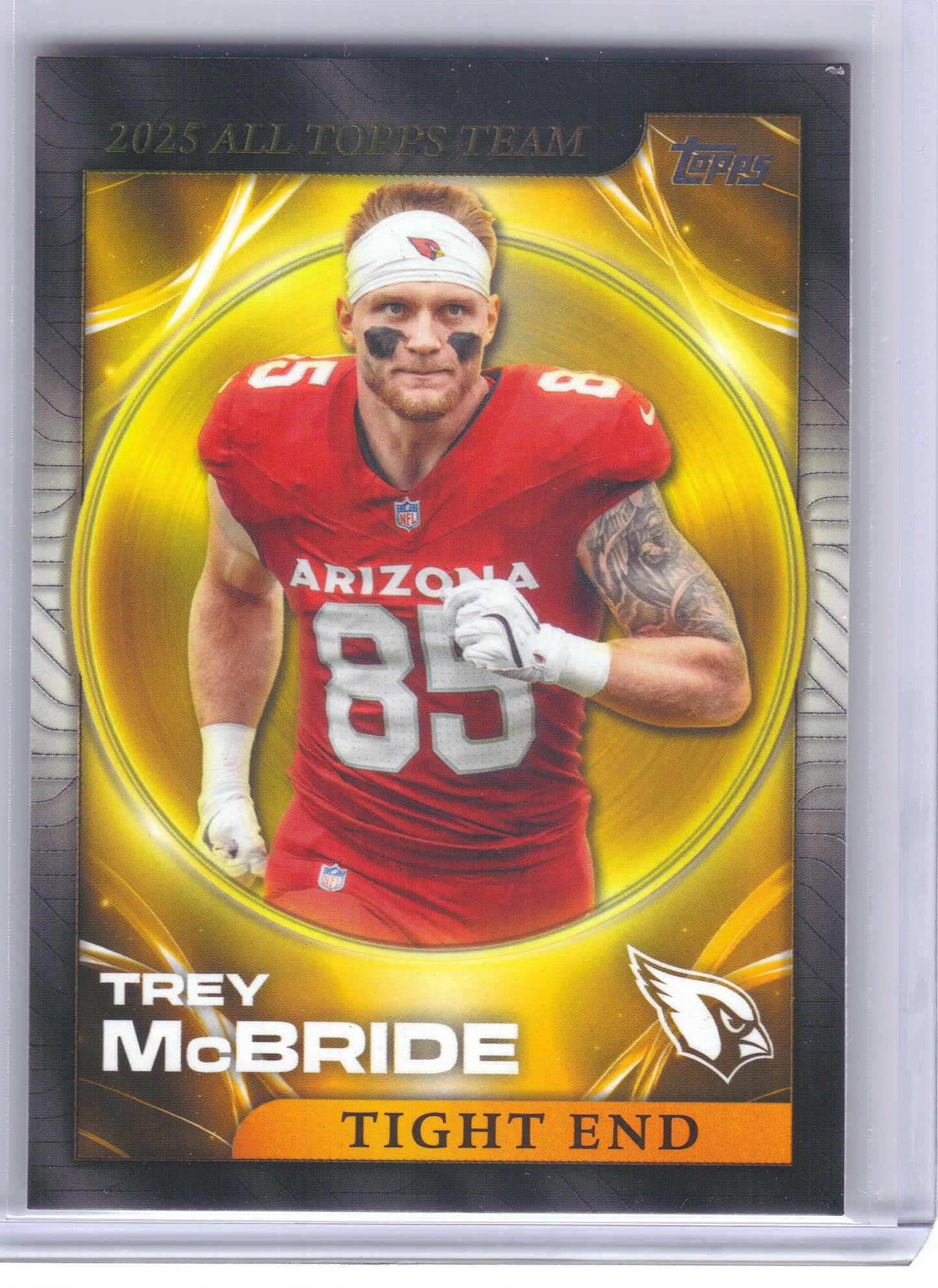 2026 Topps Flagship #25ATT-14 Trey McBride 2025 All Topps Flagship Team Arizona Cardinals
