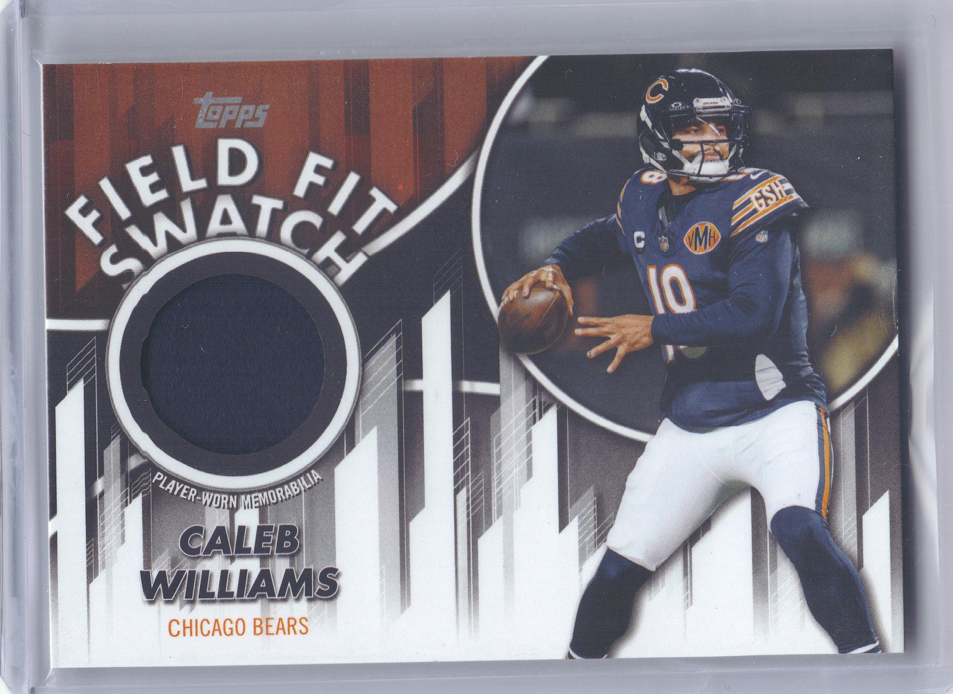 2026 Topps Flagship #FFSC-CWI Caleb Williams Field Fit Swatches Chicago Bears MEM