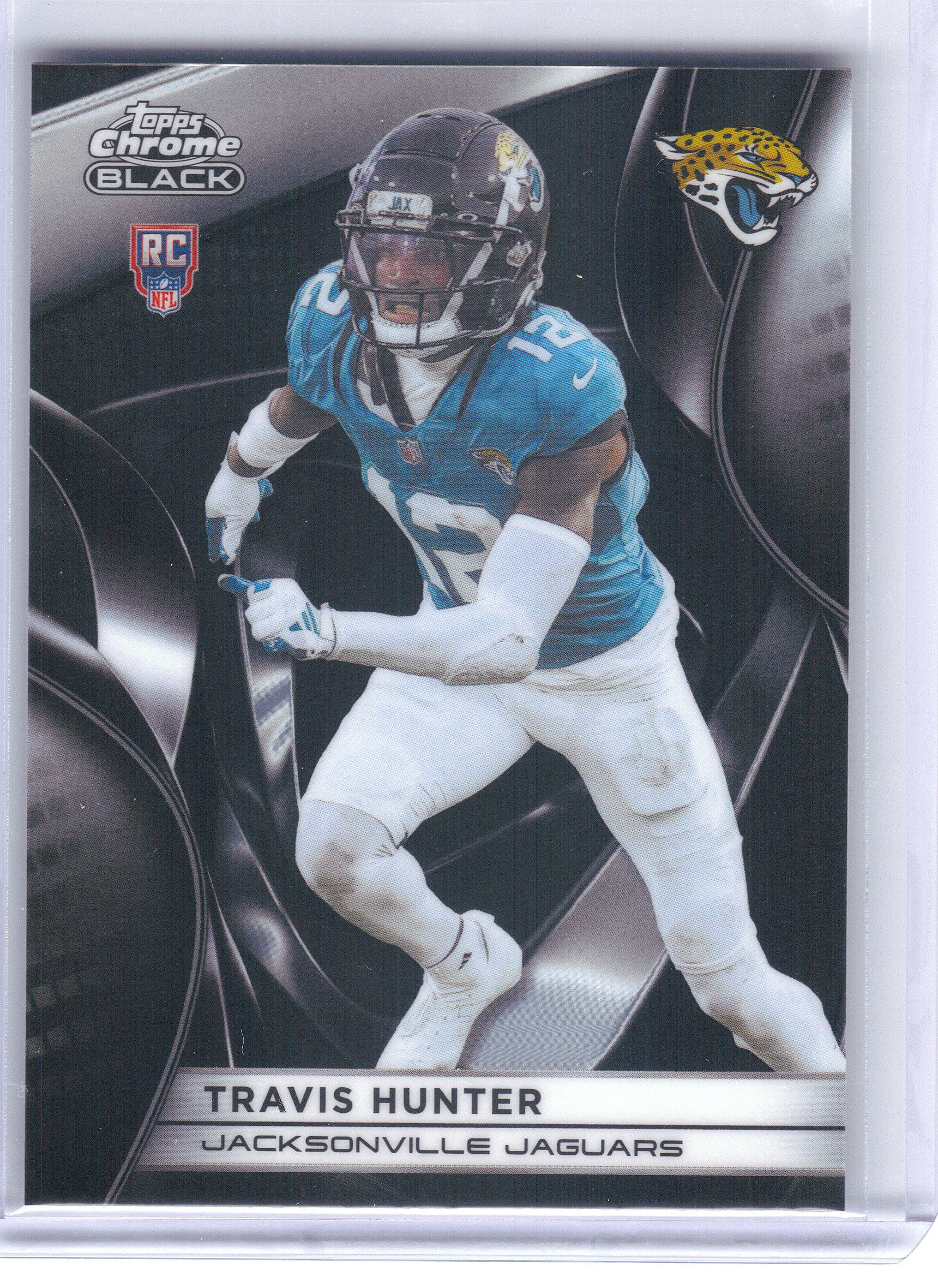 2025 Topps Chrome Black #122 Travis Hunter Jacksonville Jaguars RC