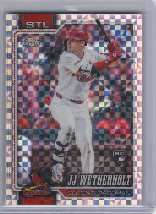 2026 Topps Chrome #119 JJ Wetherholt X-Fractors St. Louis Cardinals RC