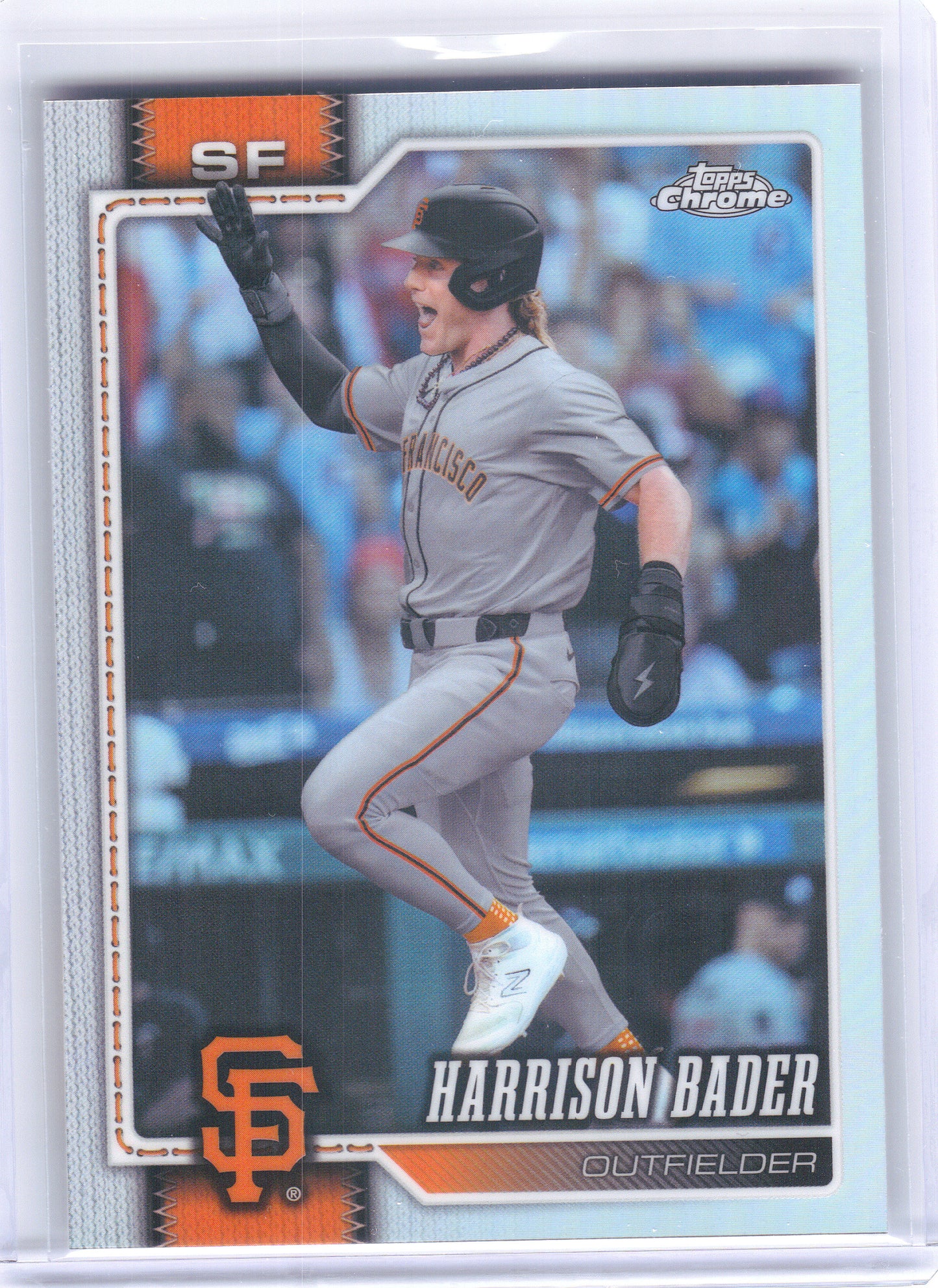2026 Topps Chrome #219 Harrison Bader Refractors San Francisco Giants