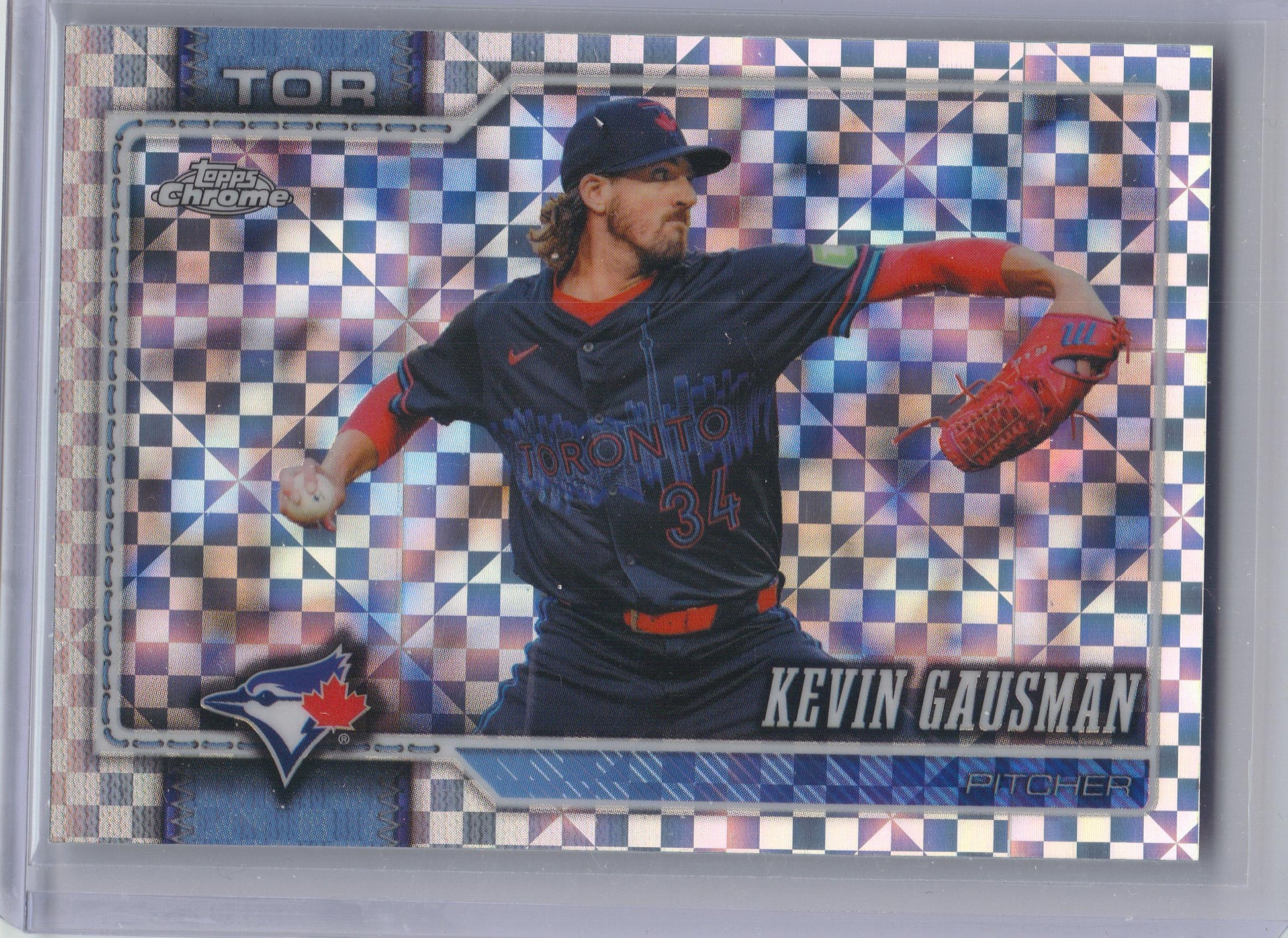 2026 Topps Chrome #111 Kevin Gausman X-Fractors Toronto Blue Jays