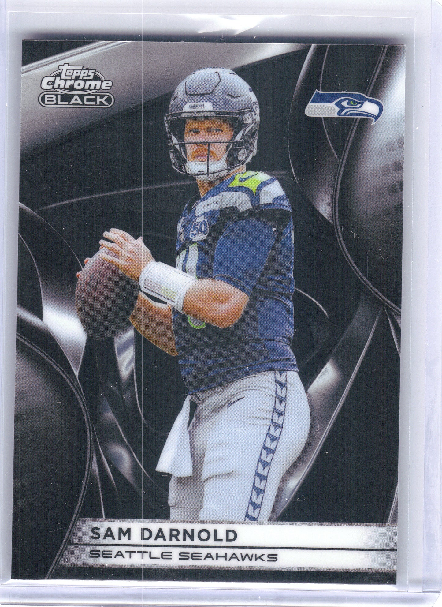 2025 Topps Chrome Black #93 Sam Darnold Seattle Seahawks