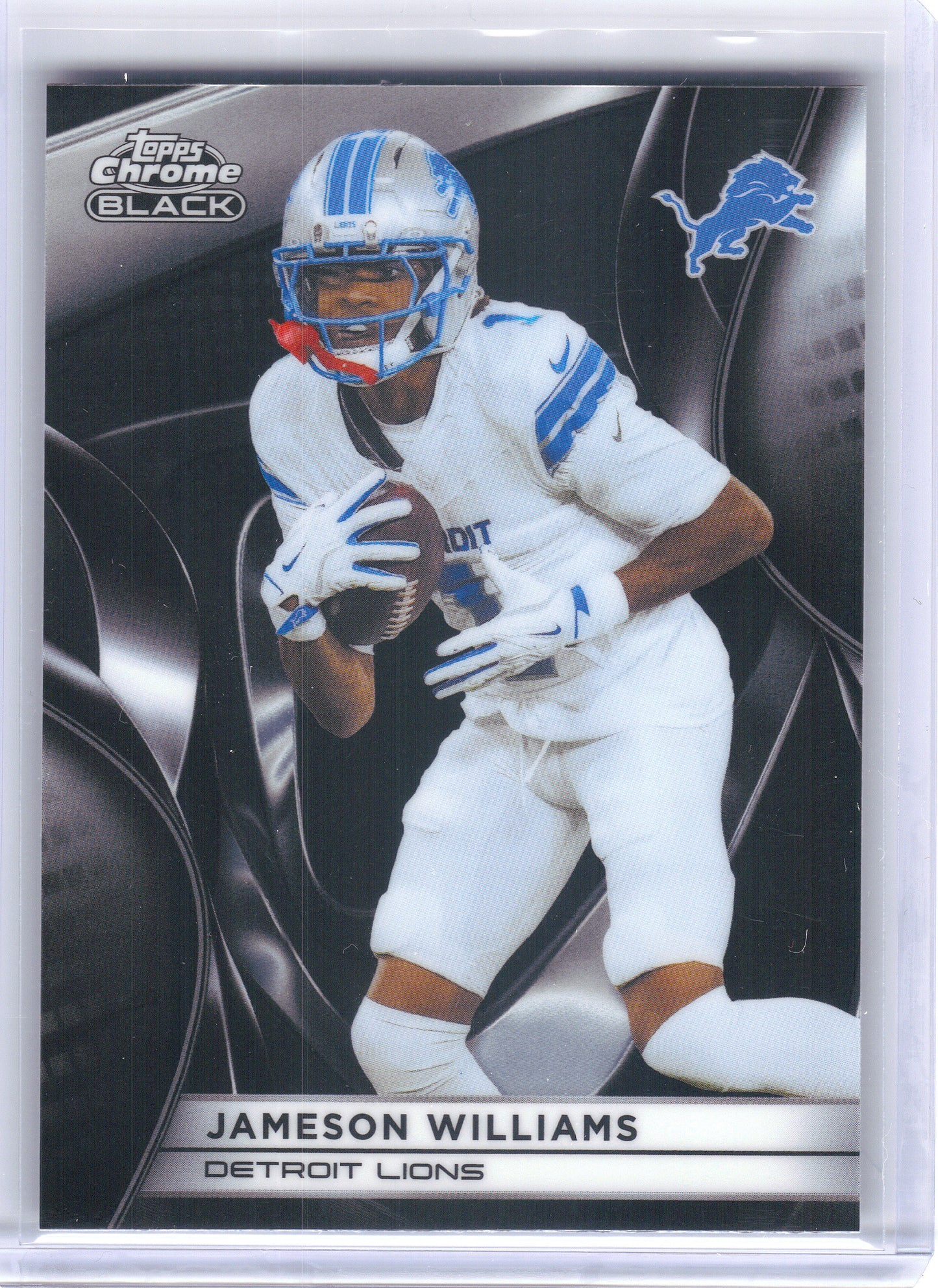 2025 Topps Chrome Black #38 Jameson Williams Detroit Lions