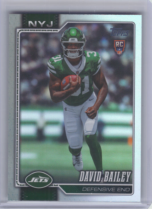 2026 Topps Flagship #343 David Bailey New York Jets RC