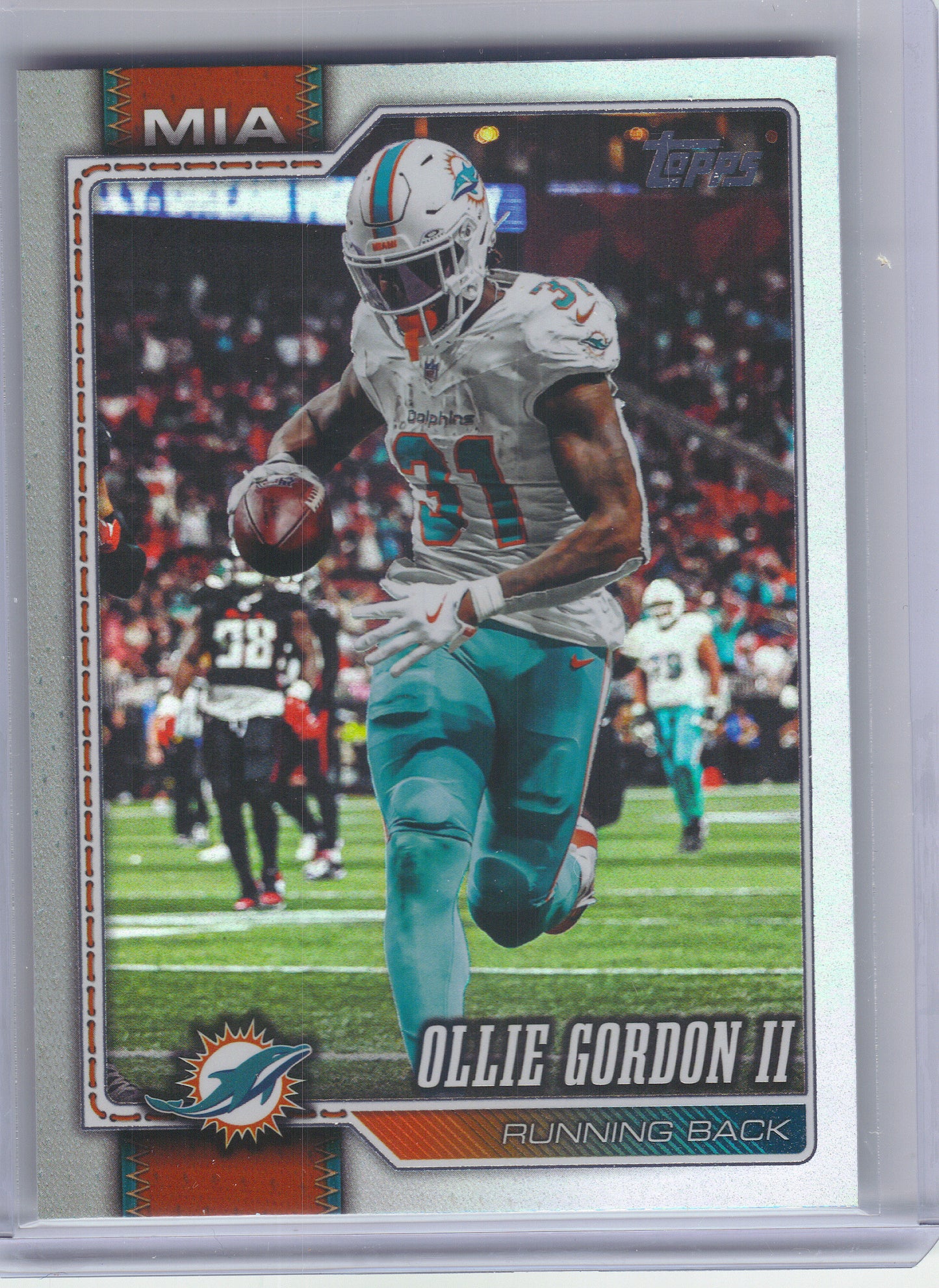 2026 Topps Flagship #124 Ollie Gordon II Miami Dolphins