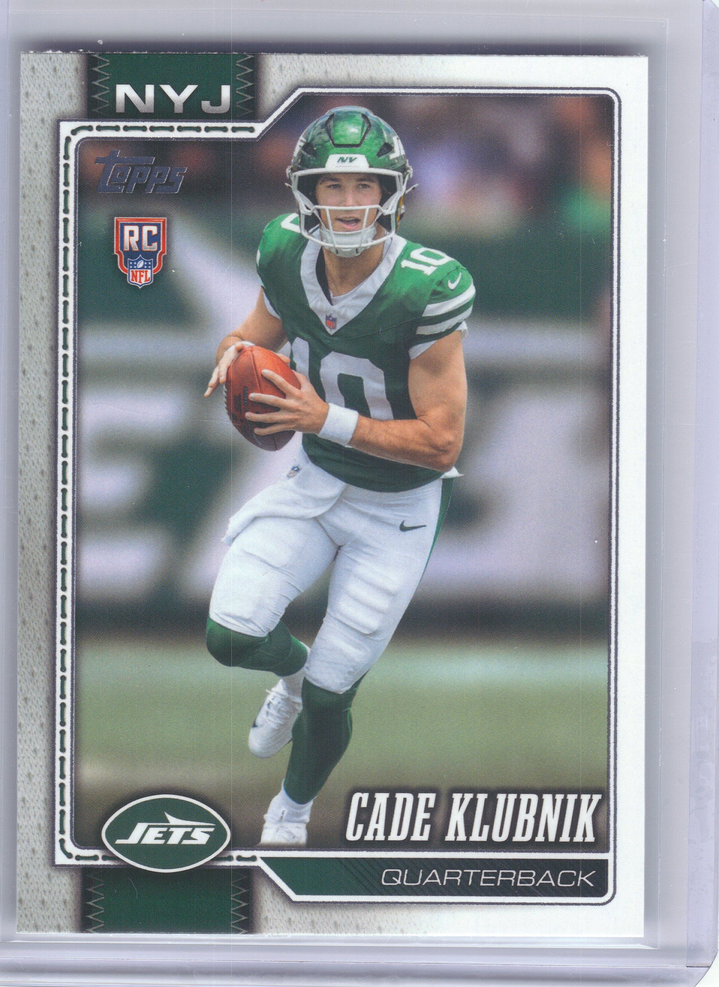 2026 Topps Flagship #306 Cade Klubnik New York Jets RC