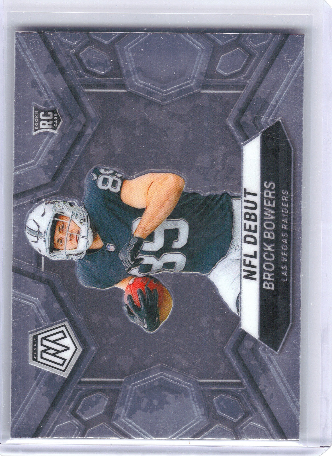 Brock Bowers Las Vegas Raiders 2024 Panini Mosaic #286
