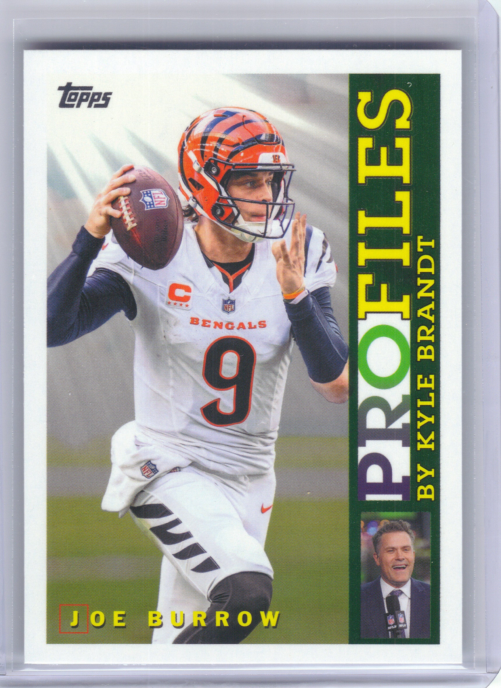 2026 Topps Flagship #TP-4 Joe Burrow Topps Profiles Cincinnati Bengals