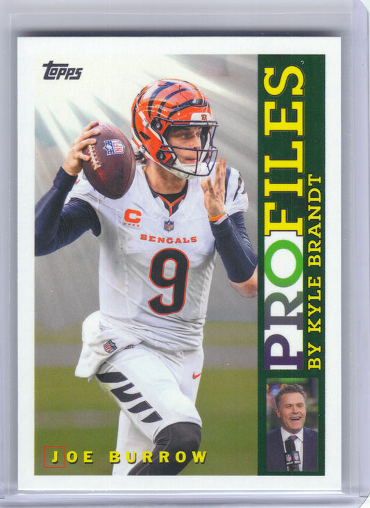 2026 Topps Flagship #TP-4 Joe Burrow Topps Profiles Cincinnati Bengals