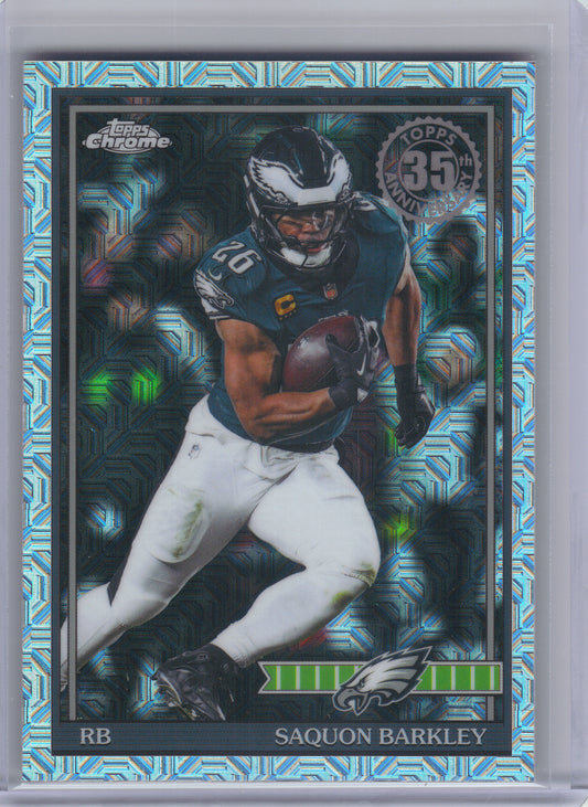 2026 Topps Flagship #TFCC-65 Saquon Barkley The Flagship Collection Chrome Philadelphia Eagles