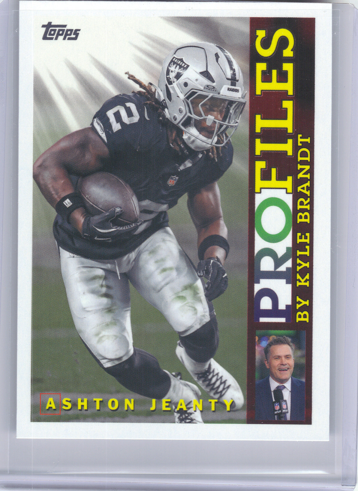 2026 Topps Flagship #TP-21 Ashton Jeanty Topps Profiles Las Vegas Raiders