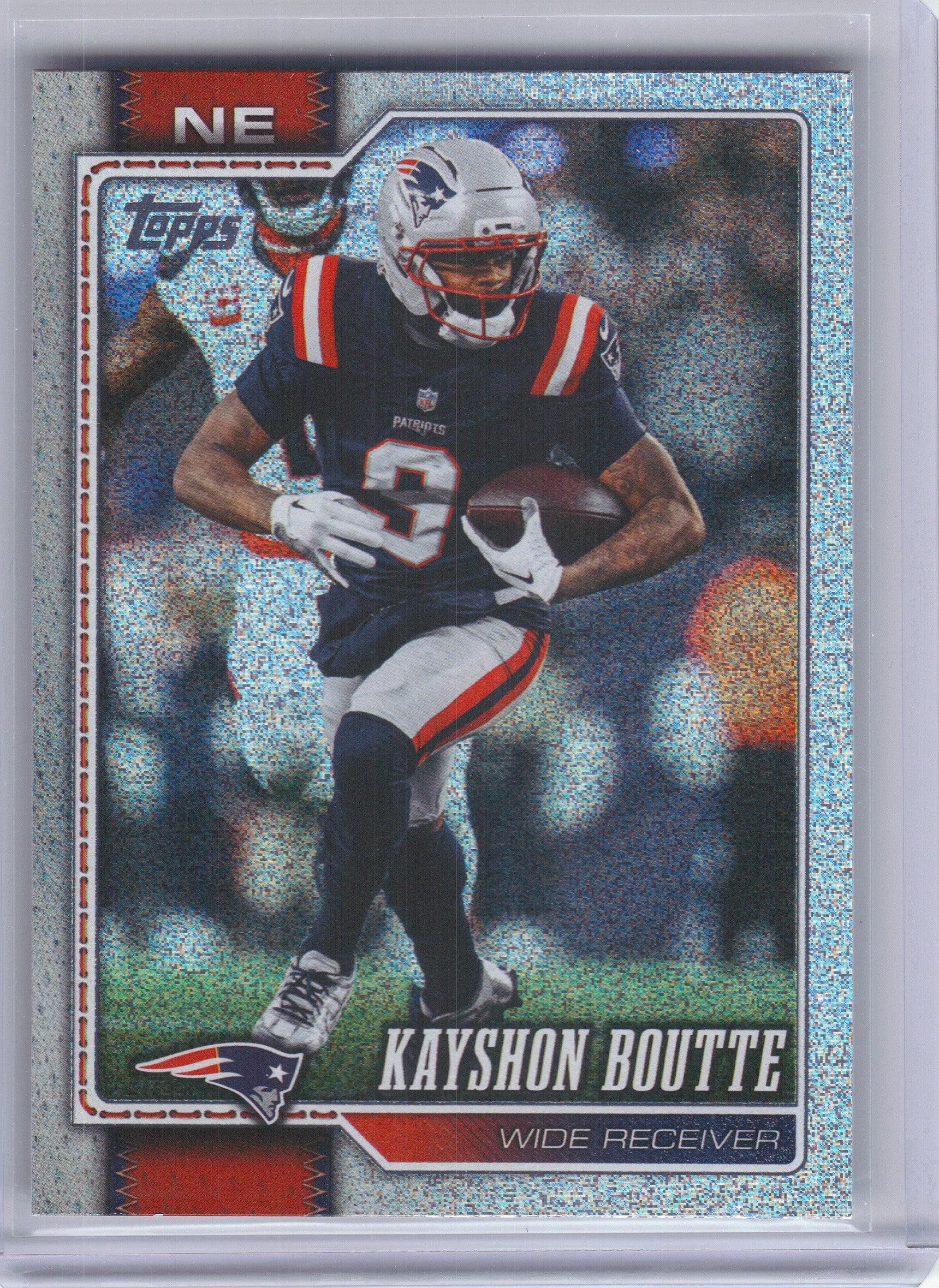 2026 Topps Flagship #242 Kayshon Boutte Sandglitter New England Patriots
