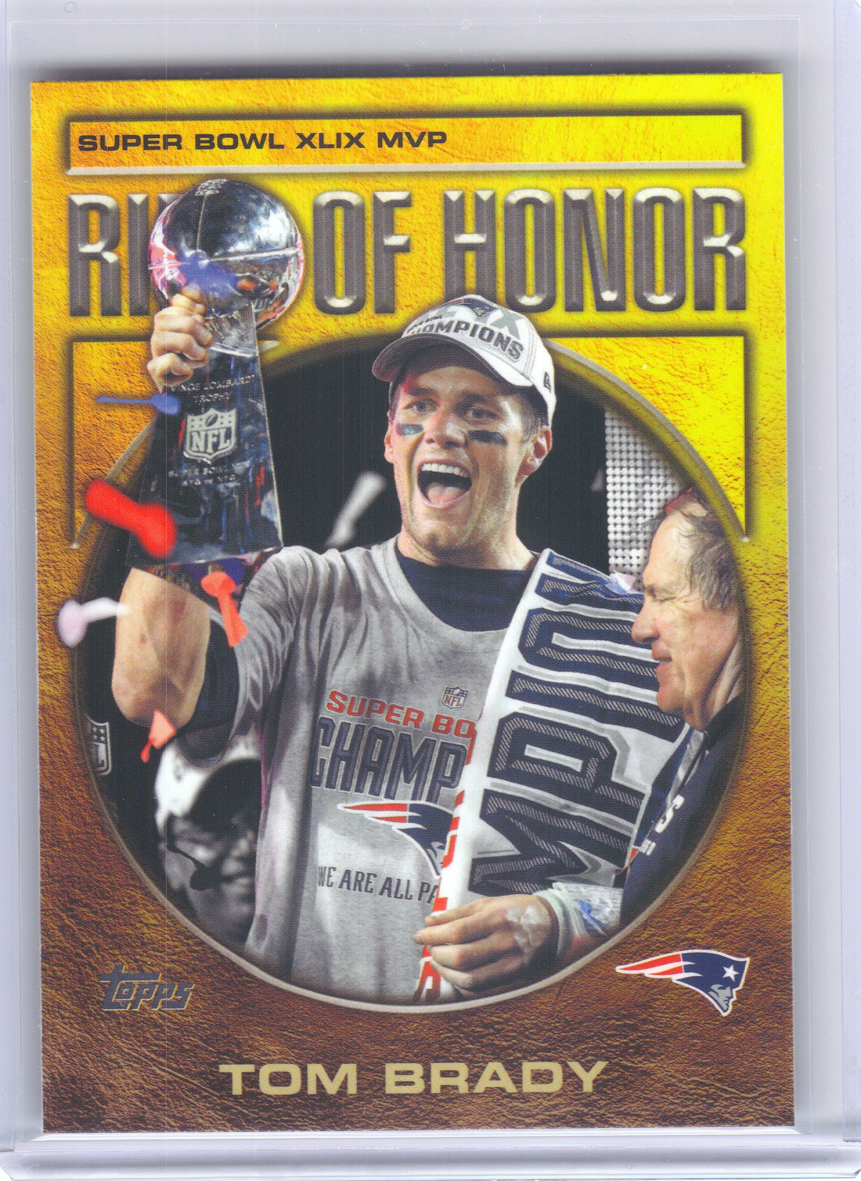 2026 Topps Flagship #ROH-5 Tom Brady Ring of Honor New England Patriots