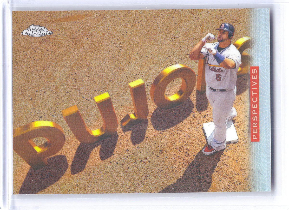 2026 Topps Chrome #P-9 Albert Pujols Perspectives St. Louis Cardinals