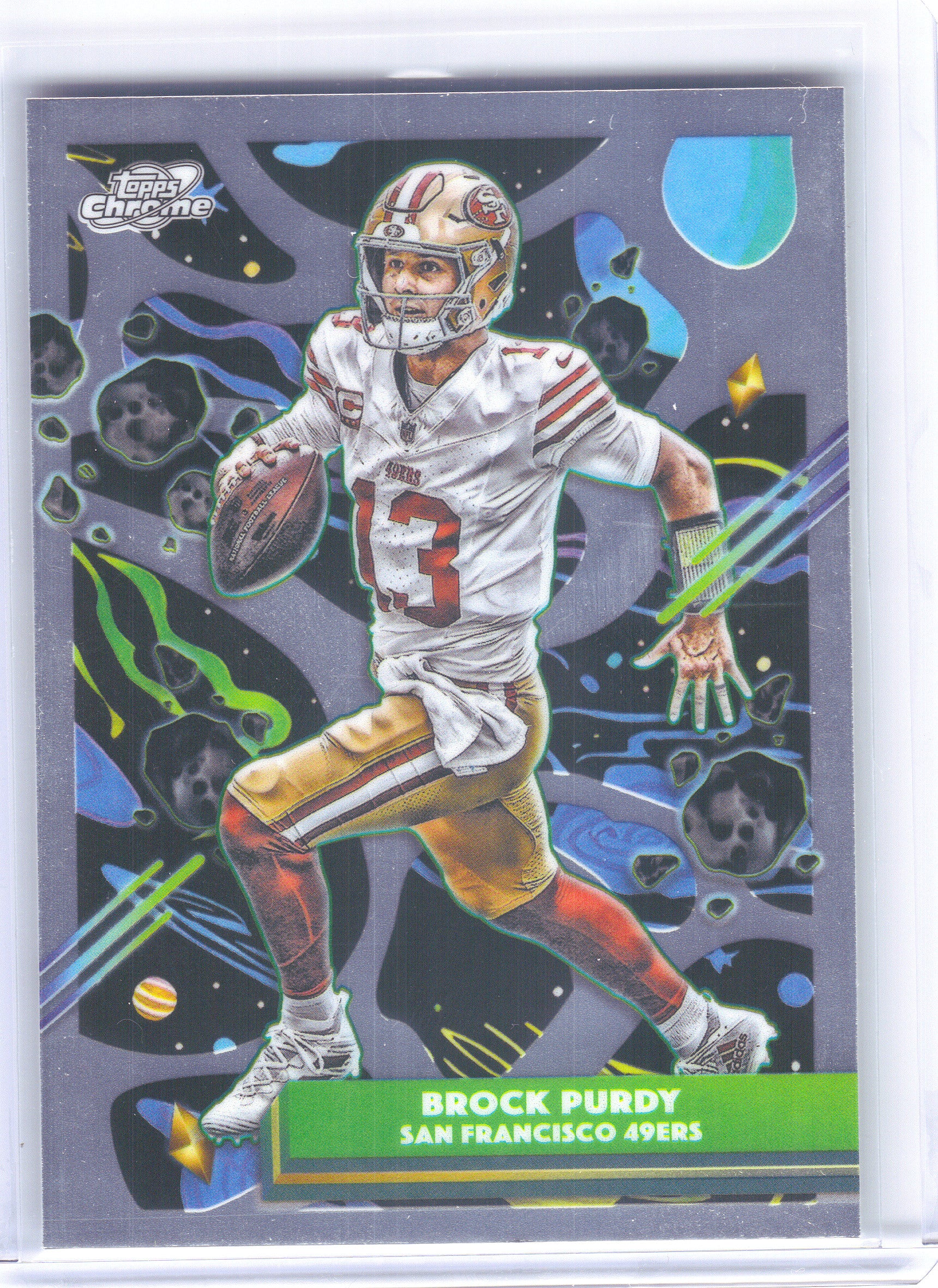 2025 Topps Chrome Cosmic #85 Brock Purdy San Francisco 49ers