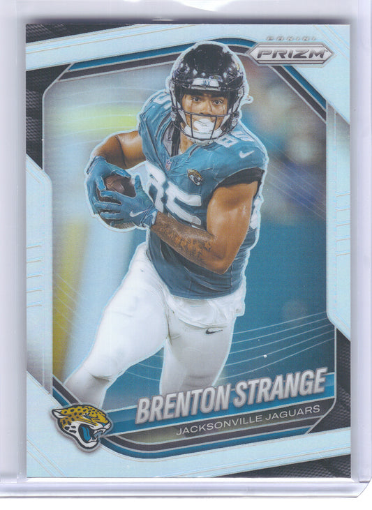 2025 Panini Prizm #136 Brenton Strange Silver Jacksonville Jaguars