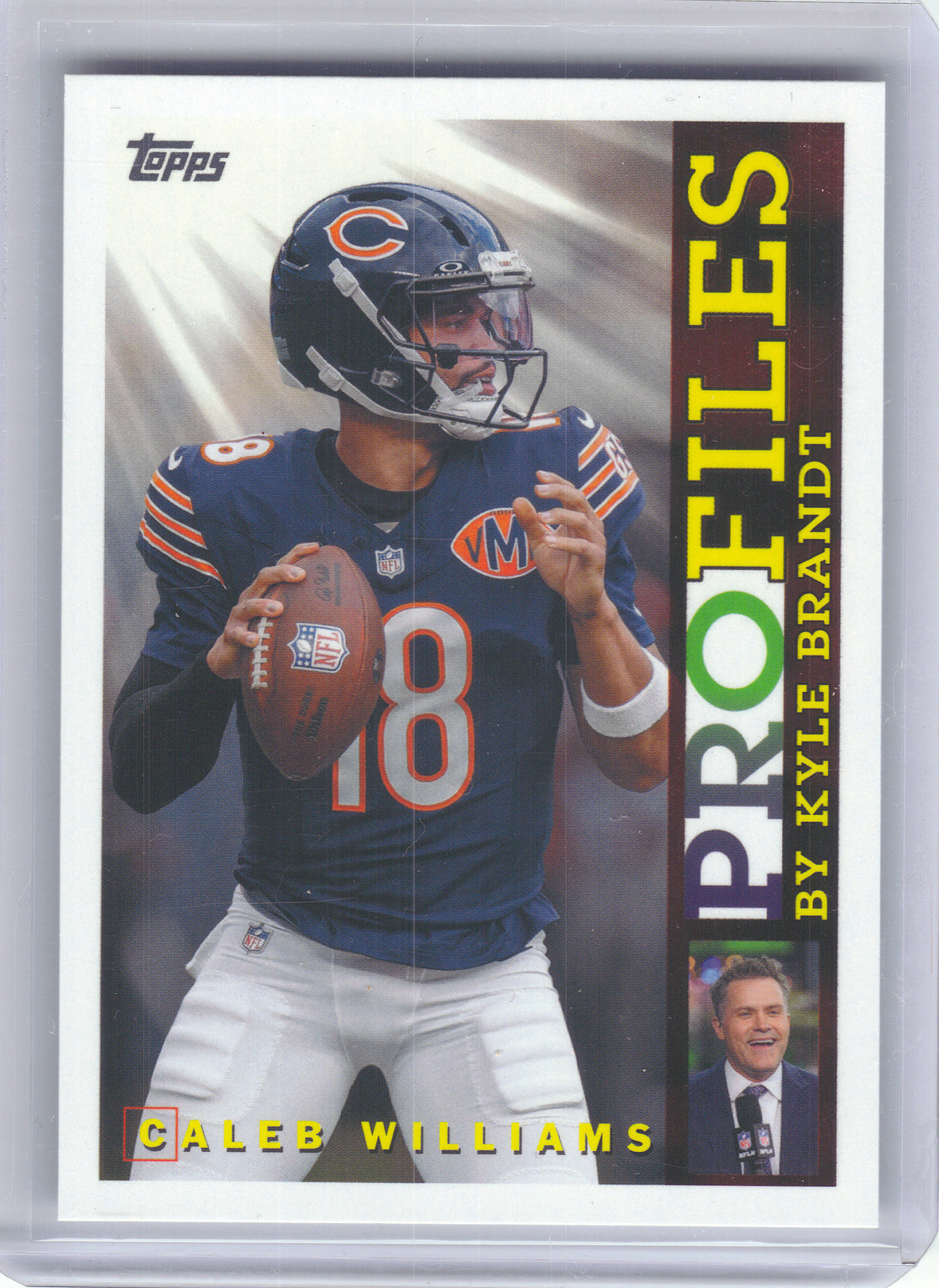 2026 Topps Flagship #TP-19 Caleb Williams Topps Profiles Chicago Bears