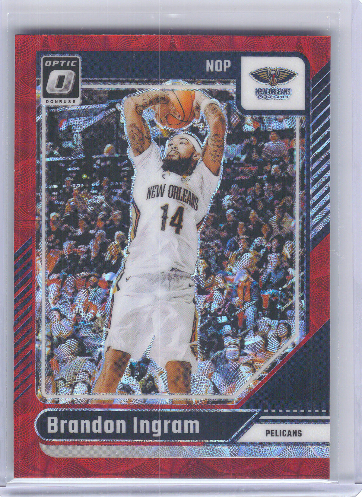 2024-25 Donruss Optic #150 Brandon Ingram Red International New Orleans Pelicans