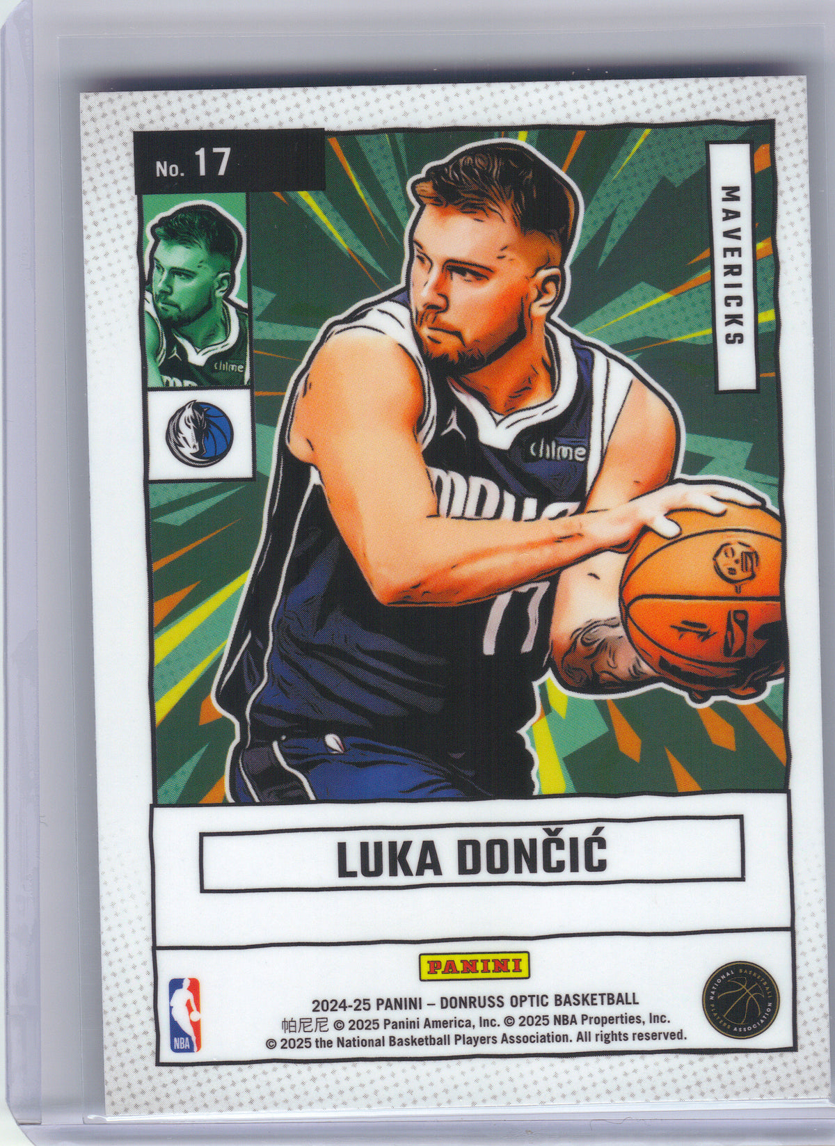 2024-25 Donruss Optic #17 Luka Doncic Net Marvels Dallas Mavericks