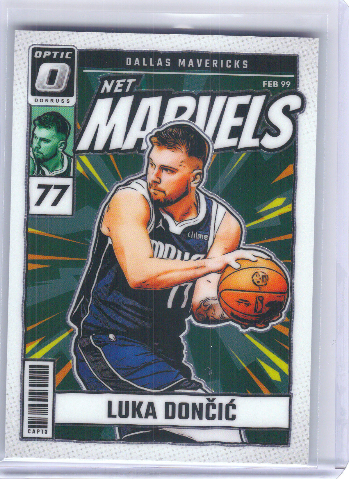 2024-25 Donruss Optic #17 Luka Doncic Net Marvels Dallas Mavericks