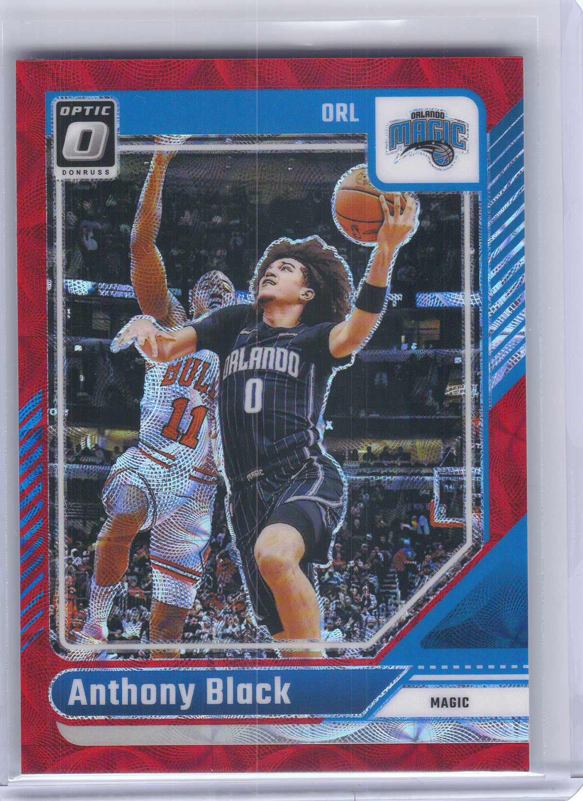 2024-25 Donruss Optic #154 Anthony Black Red International Orlando Magic