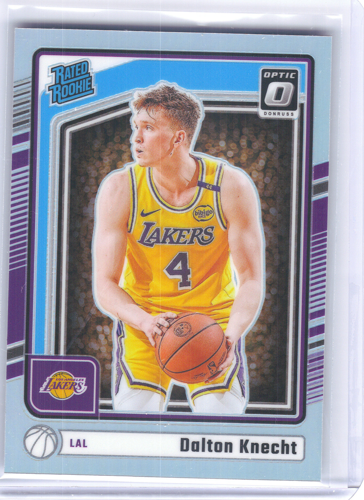 2024-25 Donruss Optic #256 Dalton Knecht Holo Los Angeles Lakers RC