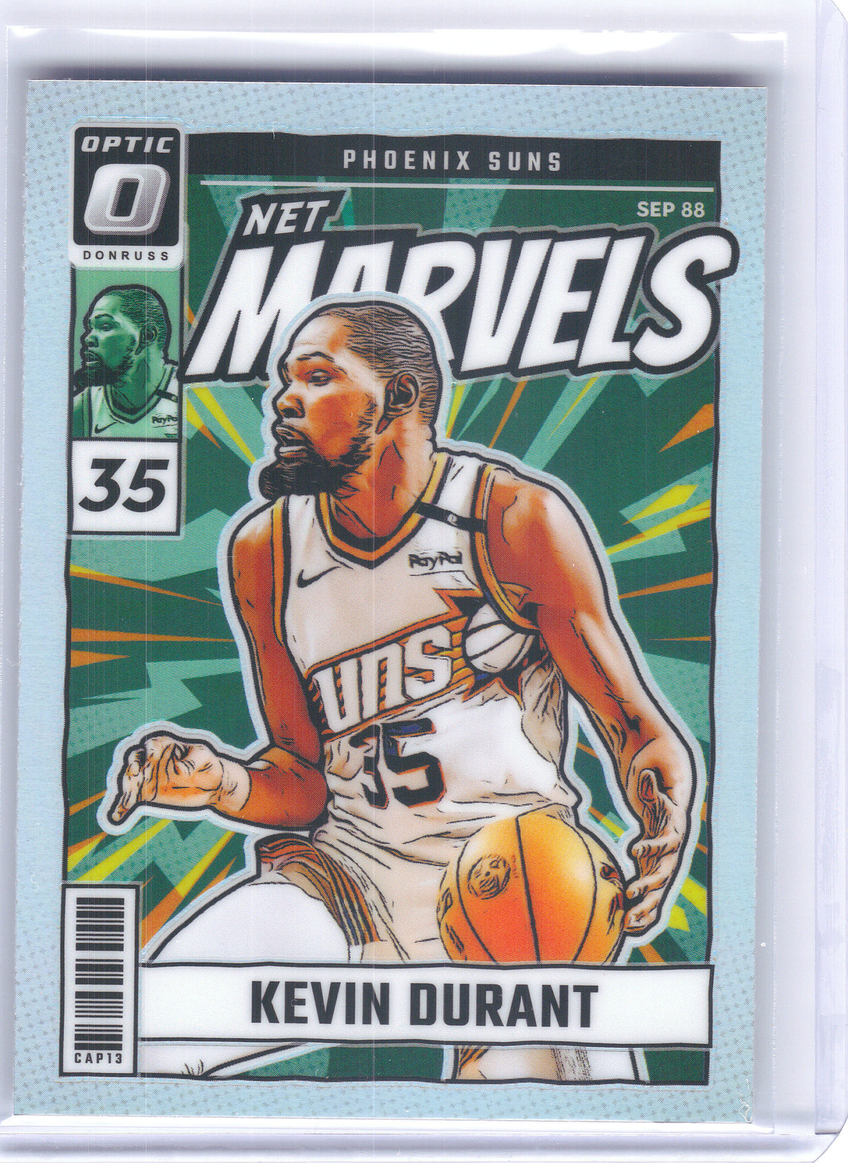 2024-25 Donruss Optic #18 Kevin Durant Net Marvels Holo Phoenix Suns