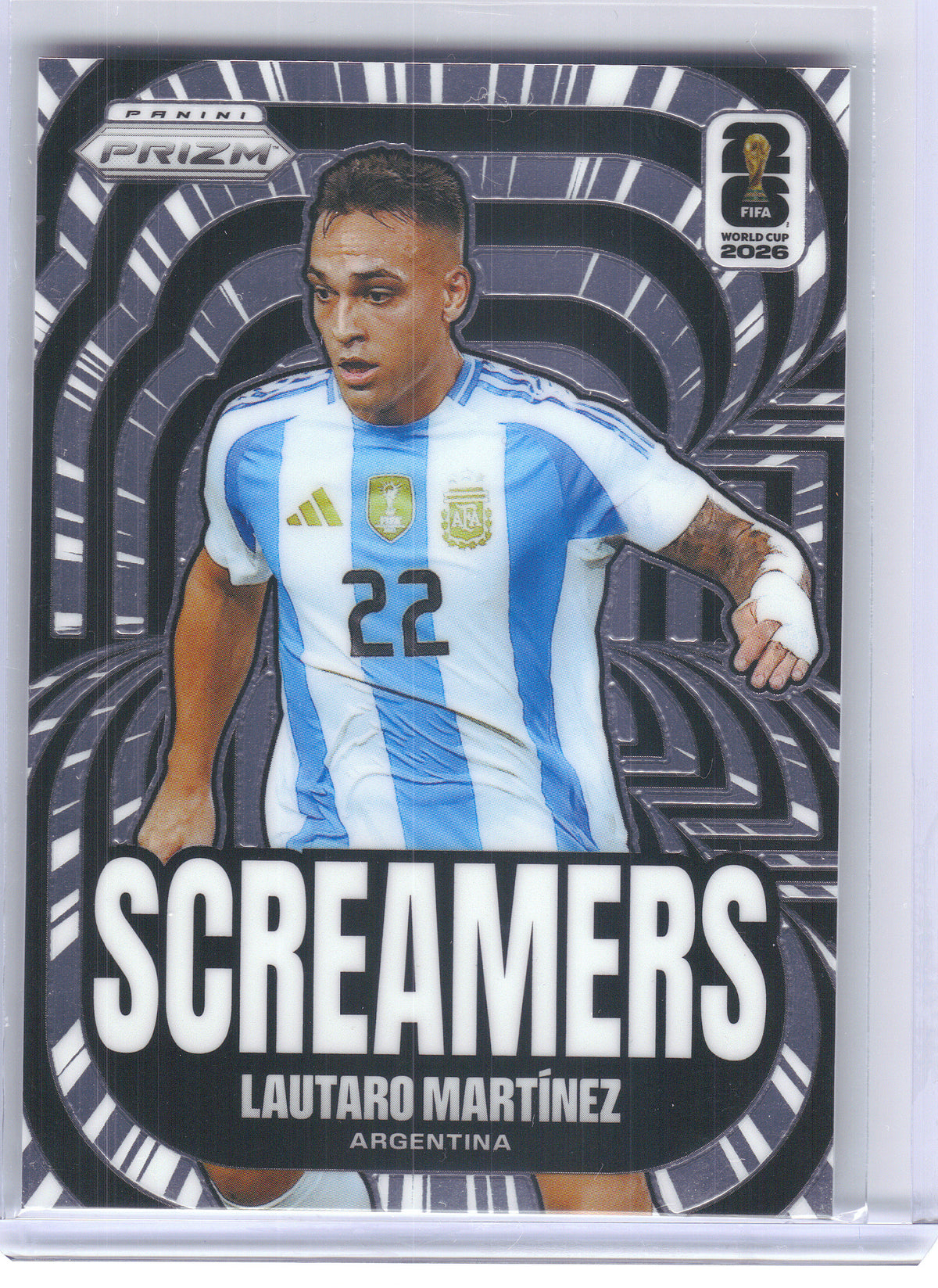 2026 Panini Prizm FIFA World Cup #6 Lautaro Martinez Screamers Argentina
