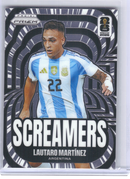 2026 Panini Prizm FIFA World Cup #6 Lautaro Martinez Screamers Argentina