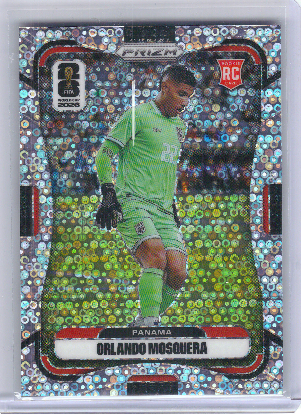 2026 Panini Prizm FIFA World Cup #342 Orlando Mosquera Disco Prizms Panama RC