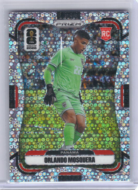 2026 Panini Prizm FIFA World Cup #342 Orlando Mosquera Disco Prizms Panama RC
