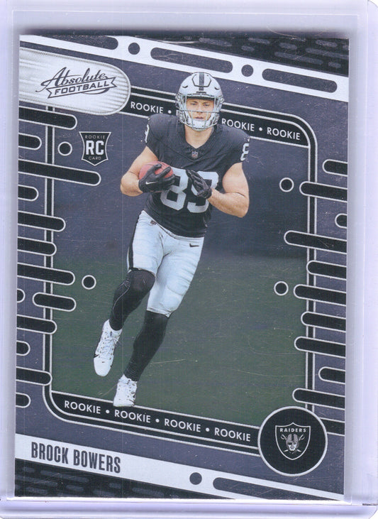 Brock Bowers Las Vegas Raiders 2024 Panini Absolute - Retail #113 RC