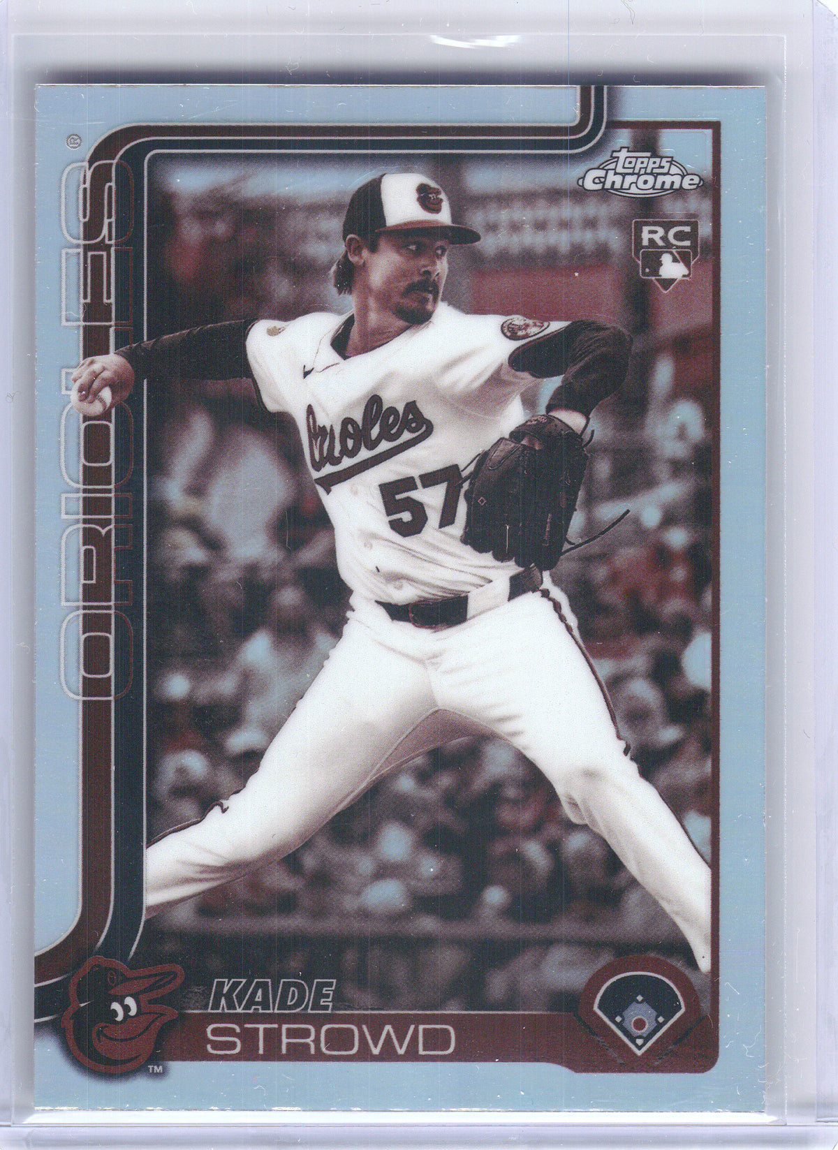 2025 Topps Chrome Update #USC193 Kade Strowd Sepia Refractors Baltimore Orioles RC
