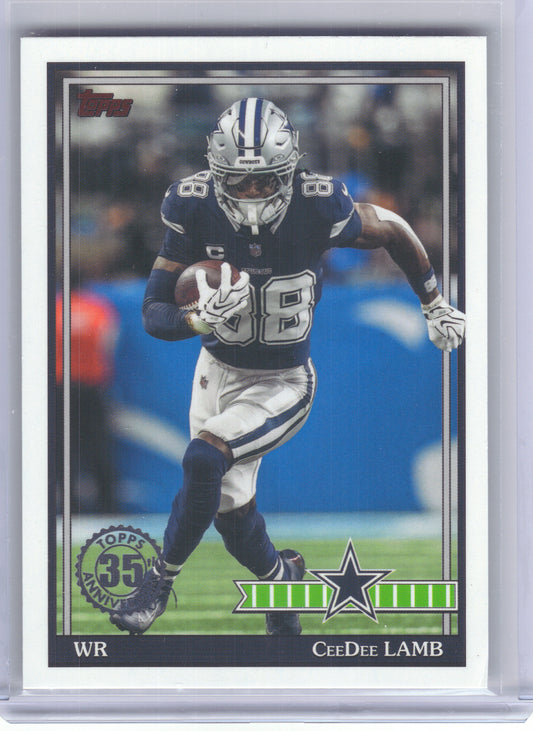 2026 Topps Flagship #91TF-29 CeeDee Lamb 1991 Topps Football Dallas Cowboys