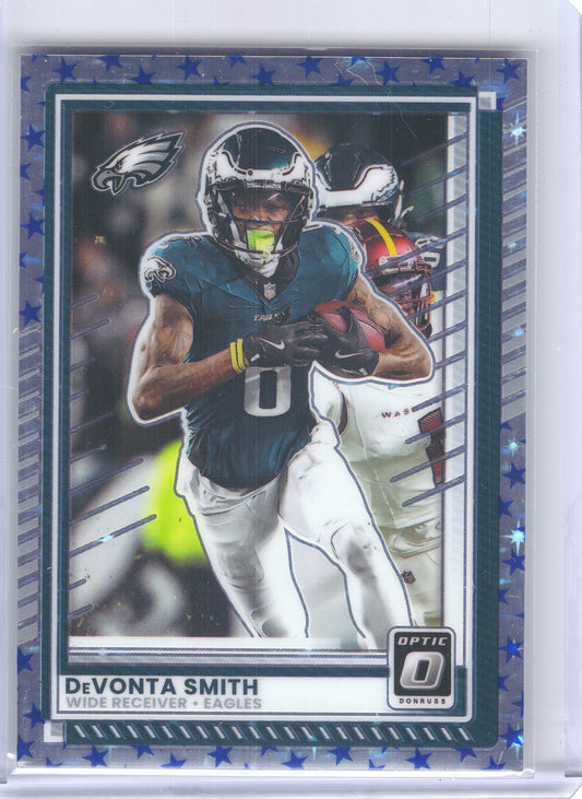 2025 Donruss Optic #28 DeVonta Smith Stars Philadelphia Eagles