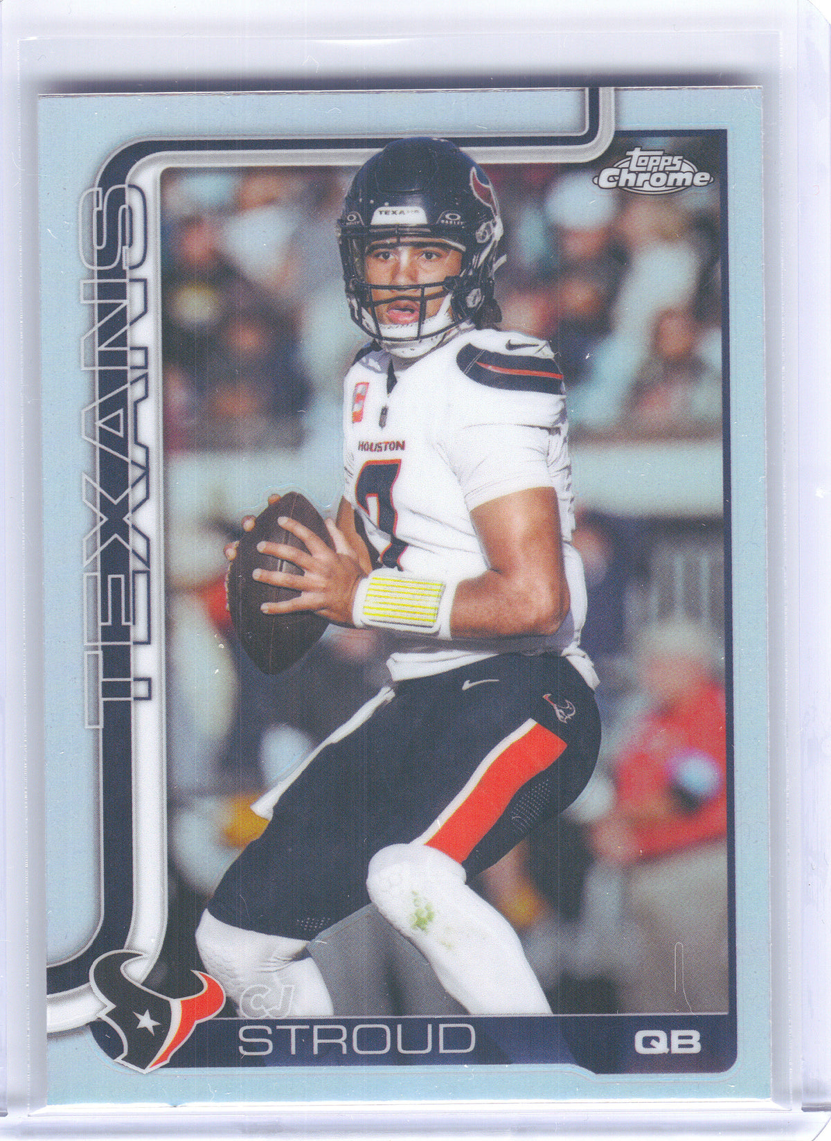 2025 Topps Chrome #119 CJ Stroud Refractor Houston Texans