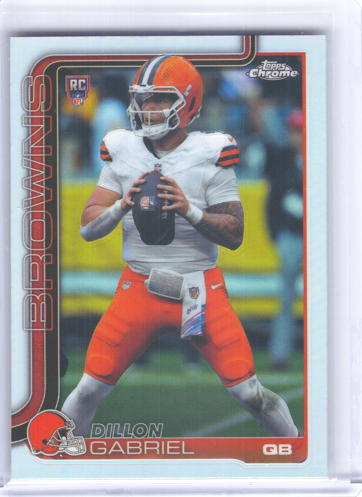 2025 Topps Chrome #317 Dillon Gabriel Refractor Cleveland Browns RC
