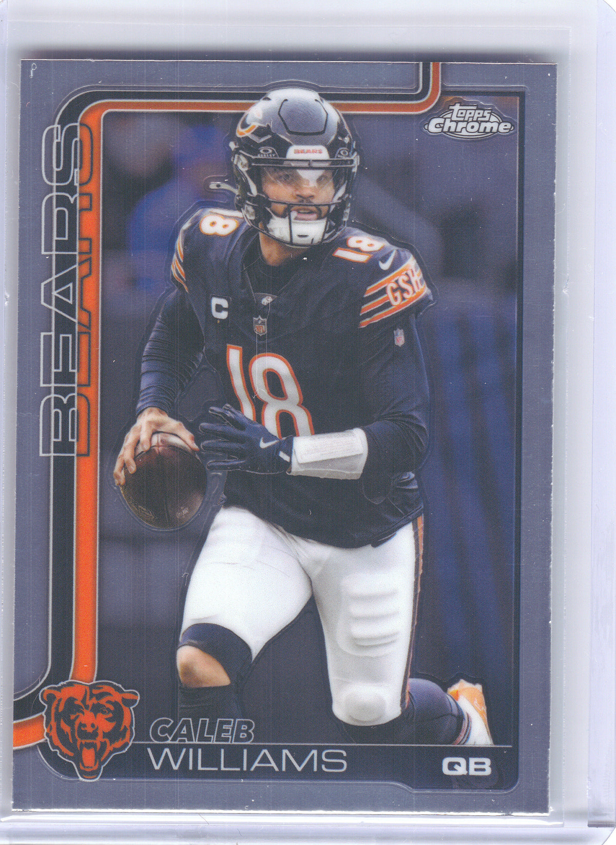 2025 Topps Chrome #52 Caleb Williams Chicago Bears
