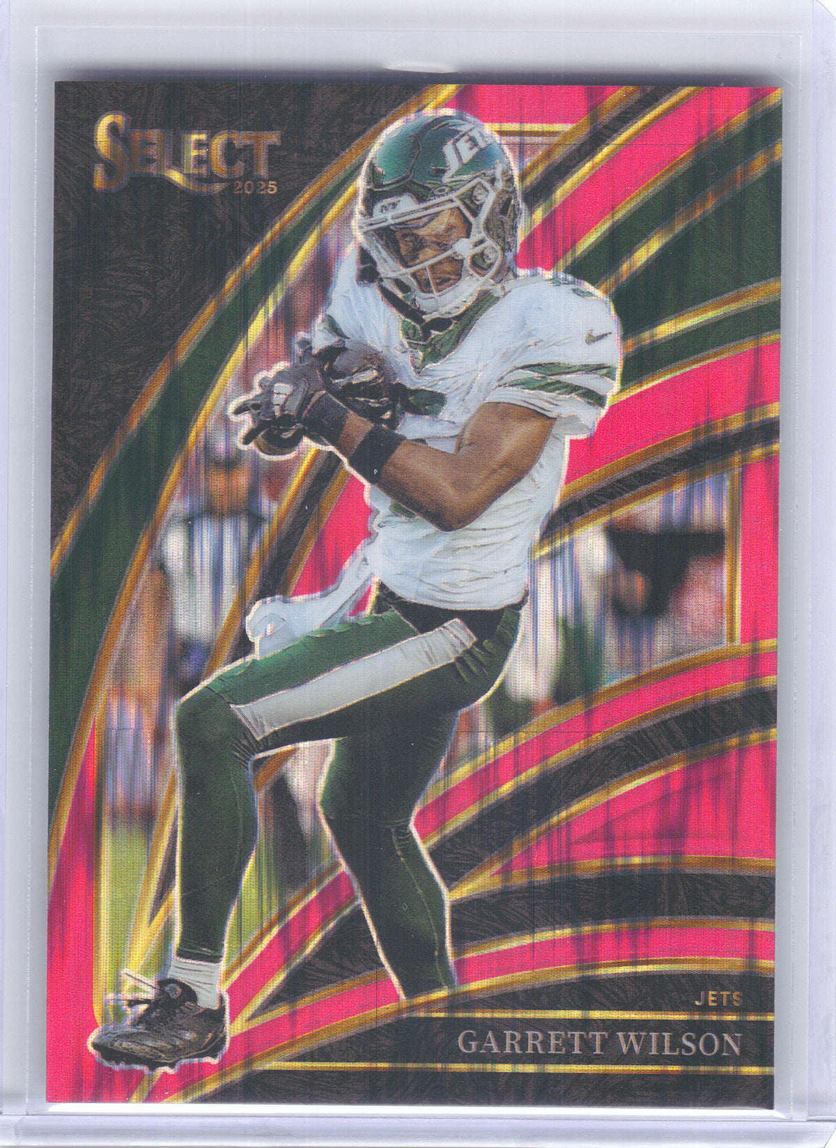 2025 Panini Select #275 Garrett Wilson Pink Prizm Shock New York Jets