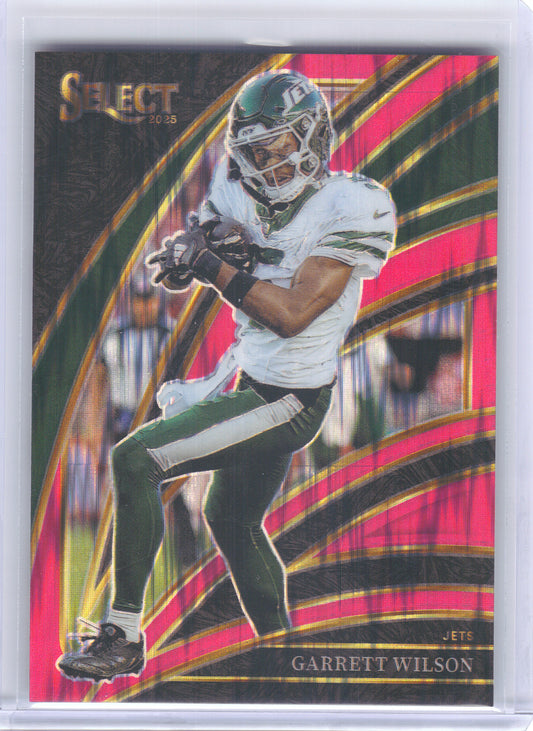 2025 Panini Select #275 Garrett Wilson Pink Prizm Shock New York Jets