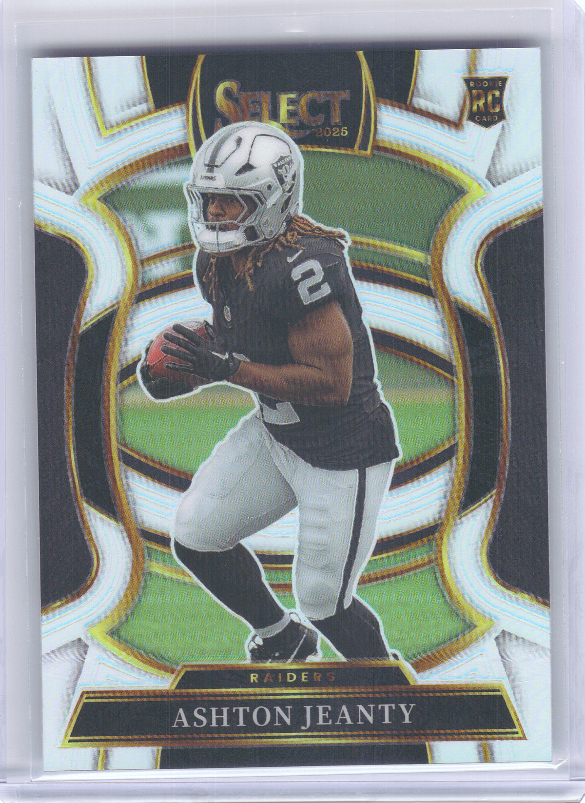 2025 Panini Select #4 Ashton Jeanty Silver Prizm Las Vegas Raiders RC