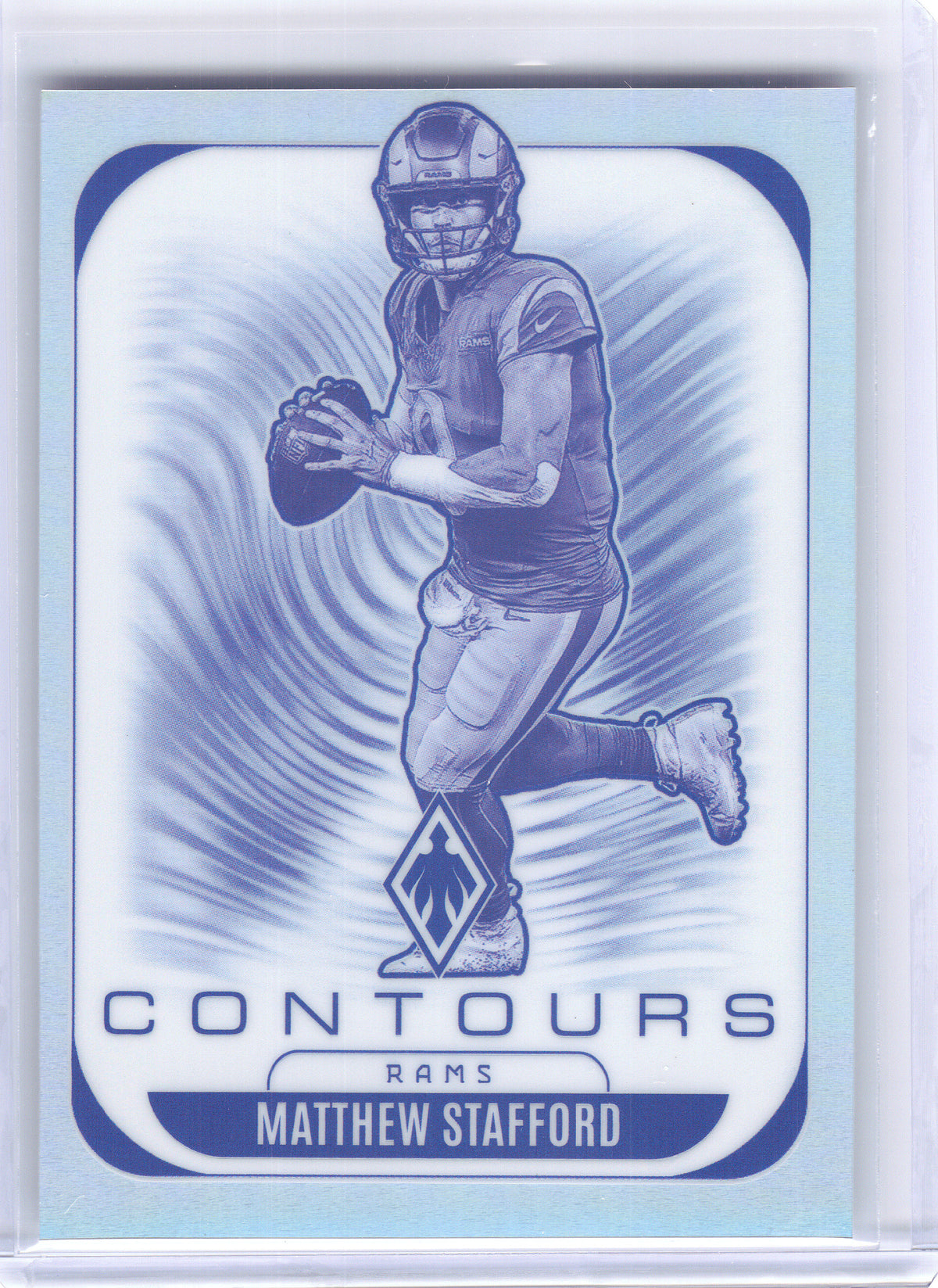 2025 Panini Phoenix #19 Matthew Stafford Contours Los Angeles Rams